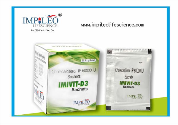 Vitamin D3 60000 I.U. sachet and drop available in pcd pharma